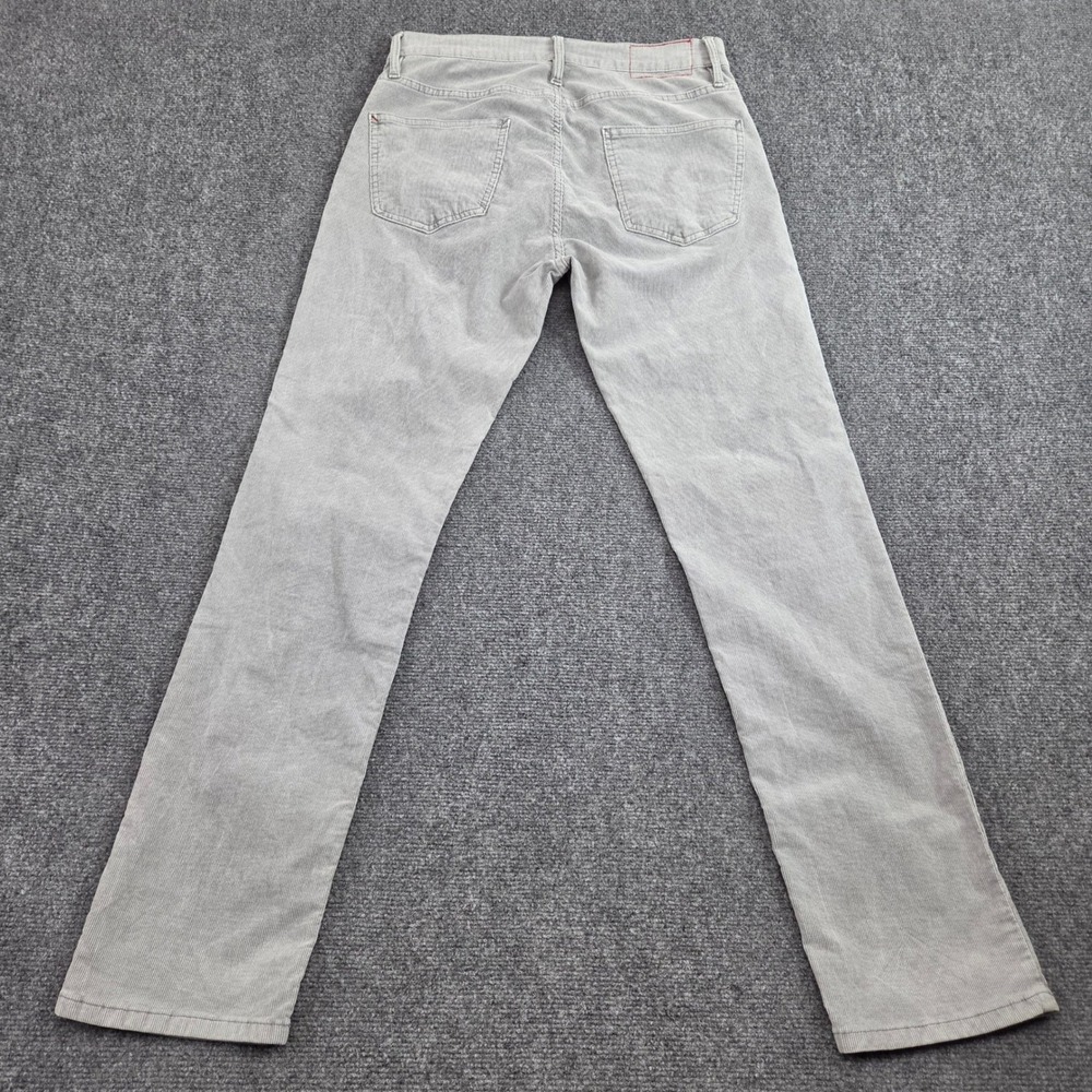 Marine Layer Cambridge Cord Pants Mens 32x32 Gray Corduroy Straight Leg Casual - Picture 2 of 7